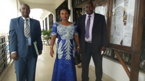 Photo de souvenir de la délégation de la CNOP-BURUNDI avec Son Excellence la Ministre de l'Agriculture et de l'Elevage